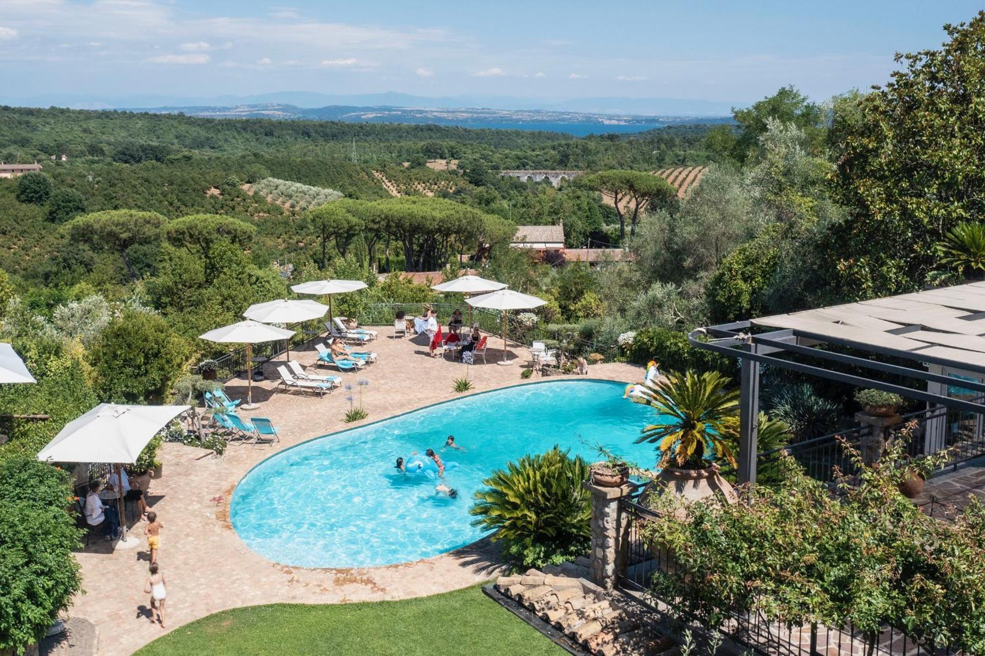 Villa Clodia Relais Manziana ภายนอก รูปภาพ